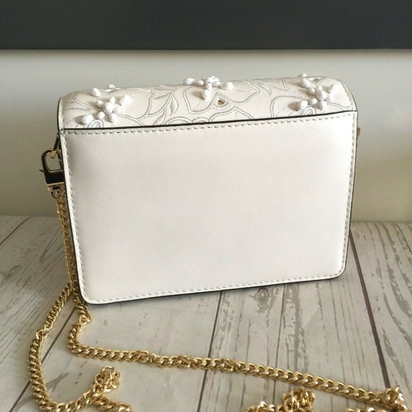 Michael Kors Jade Gusset Crossbody Clutch Floral - Picture 8 of 8